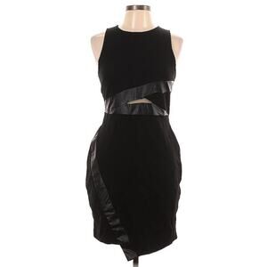 NWT Cooper St Black Stretch Sheath BodyCon Mesh Insert Size 8